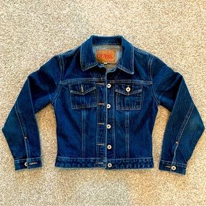 GUESS Denim Jean Trucker Jacket - Size Medium- Like New!